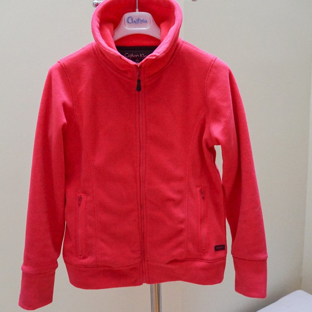New Thick CK Pink Performance Fleece Jacket